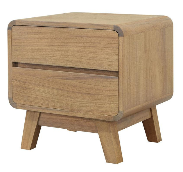 Buy Providence 2 Drawer Bedside Table (Natural) discounted | Products On Sale Australia