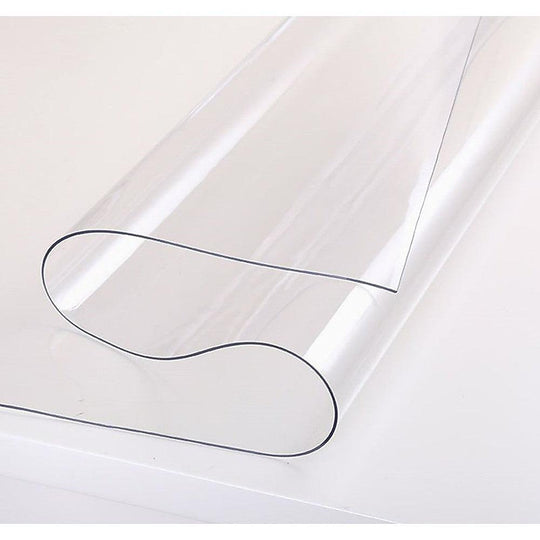 Buy PVC Tablecloth Protector Table Cover Dining Table Cloth Plastic 2134x1070mm 1.5mm discounted | Products On Sale Australia