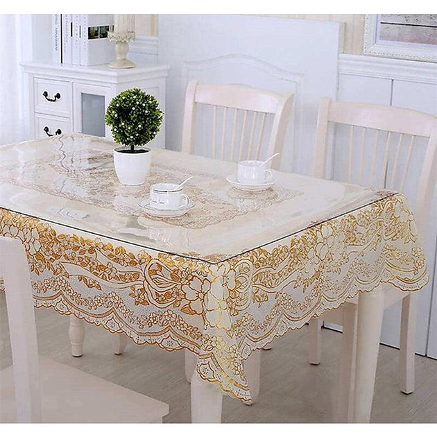 Buy PVC Tablecloth Protector Table Cover Dining Table Cloth Plastic 2800x1170mm 2.0mm discounted | Products On Sale Australia