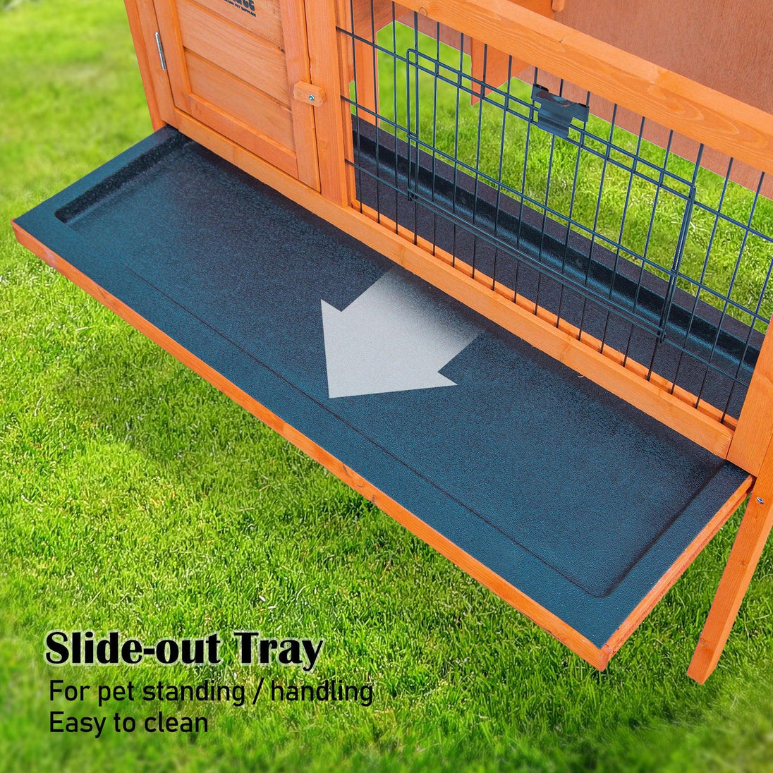 Buy Rabbit Hutch Chicken Coop 91 x 45 x 70cm Free Standing Cage Run Eden discounted | Products On Sale Australia