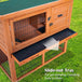 Buy Rabbit Hutch Chicken Coop 92 x 45 x 82cm 2 Storey Cage Run Aria discounted | Products On Sale Australia