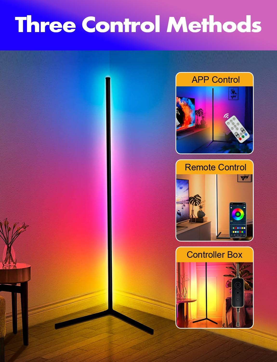 Buy RGB LED Floor Lamp, Smart Modern, Stand Light discounted | Products On Sale Australia