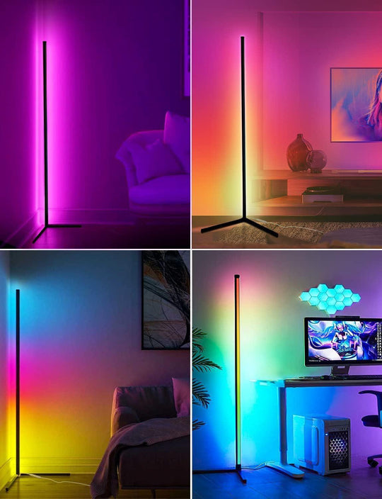 Buy RGB LED Floor Lamp, Smart Modern, Stand Light discounted | Products On Sale Australia