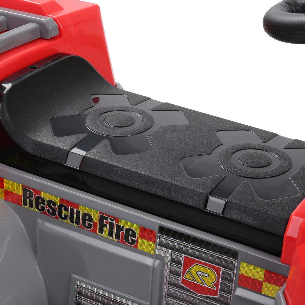 Buy Rigo Kids Electric Ride On Car Fire Engine Fighting Truck Toy Cars 6V Red discounted | Products On Sale Australia