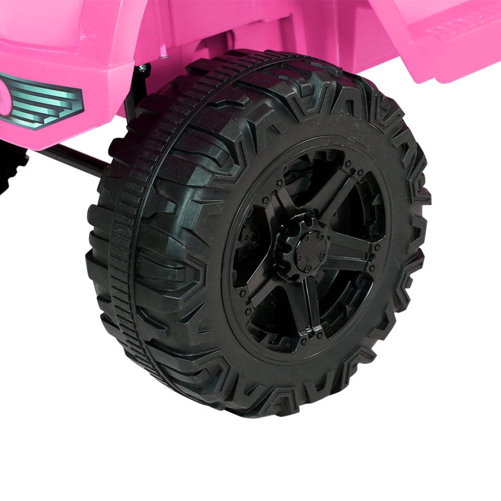 Buy Rigo Kids Electric Ride On Car Jeep Toy Cars Remote 12V Pink discounted | Products On Sale Australia