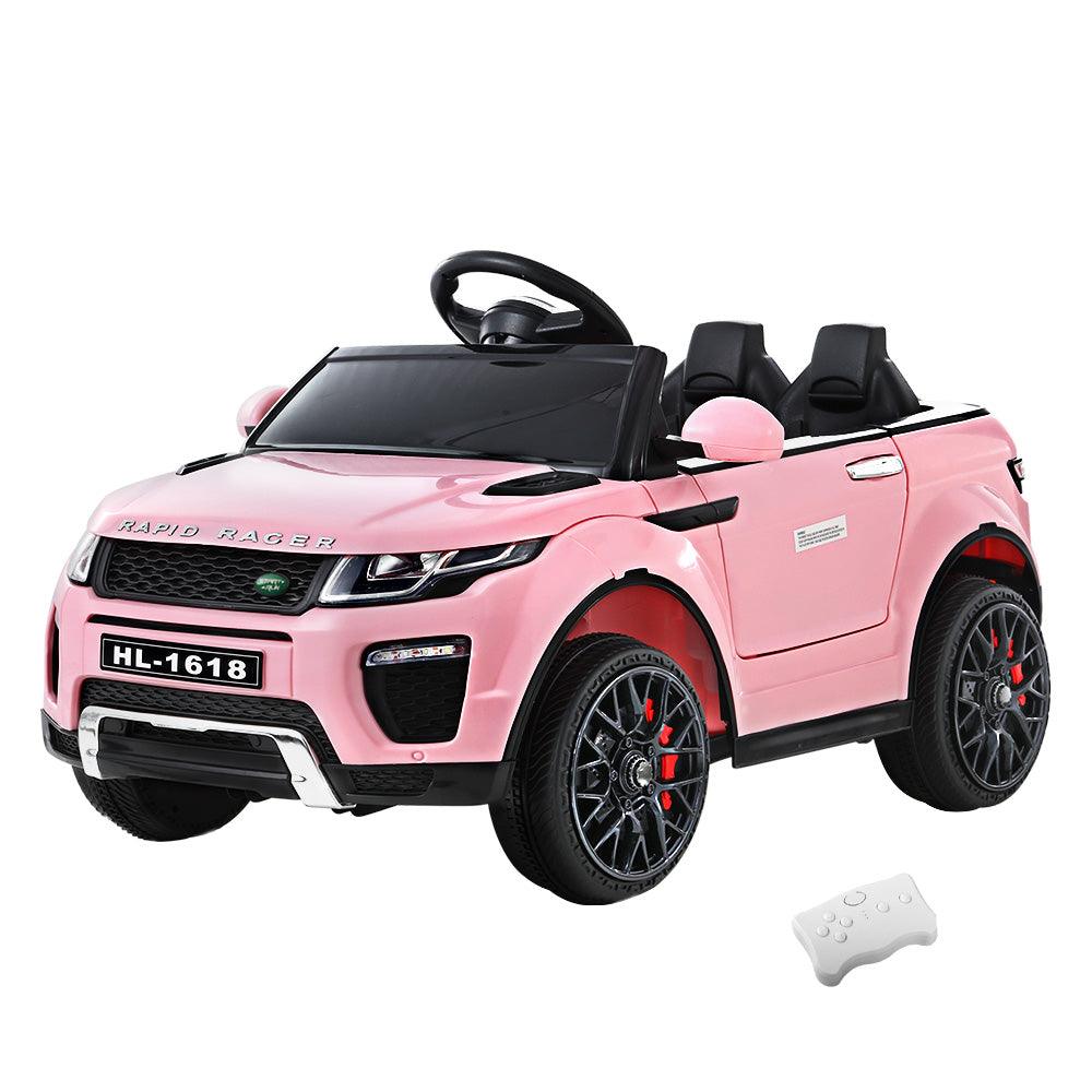 Buy Rigo Kids Electric Ride On Car Range Rover-inspired Toy Cars Remote 12V Pink discounted | Products On Sale Australia