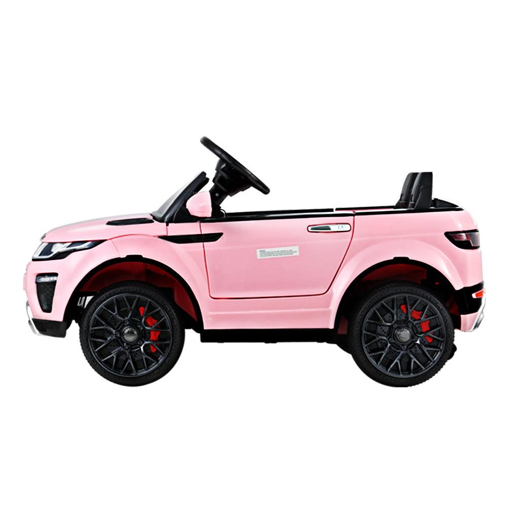 Buy Rigo Kids Electric Ride On Car Range Rover-inspired Toy Cars Remote 12V Pink discounted | Products On Sale Australia