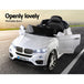 Buy Rigo Kids Electric Ride On Car SUV BMW-Inspired X5 Toy Cars Remote 6V White discounted | Products On Sale Australia