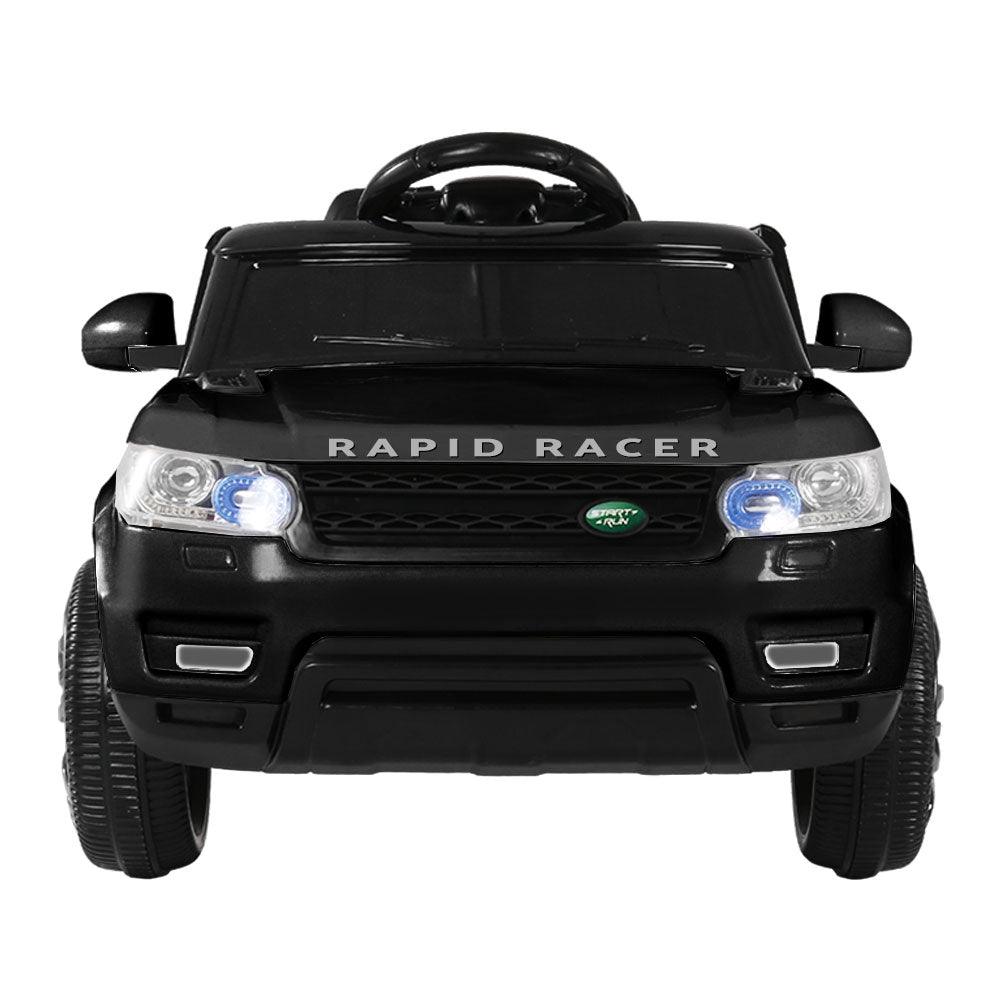 Buy Rigo Kids Electric Ride On Car SUV Range Rover-inspired Cars Remote 12V Black discounted | Products On Sale Australia