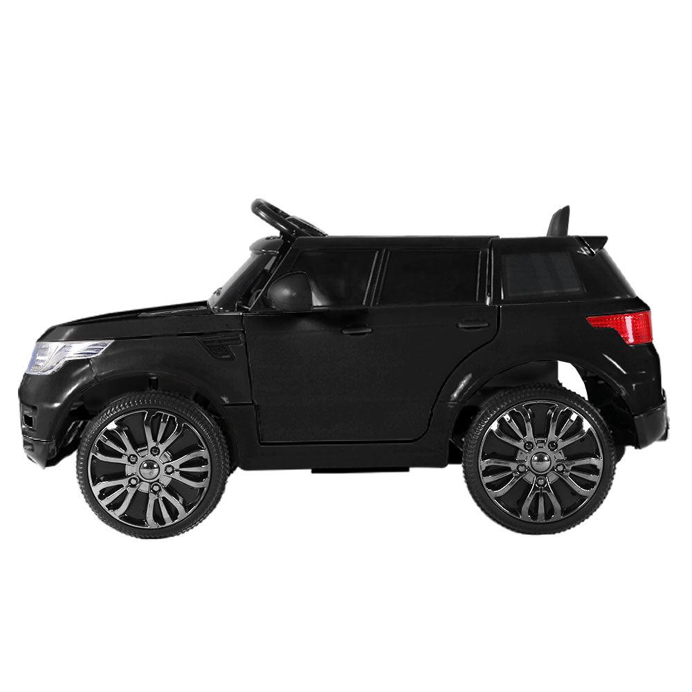 Buy Rigo Kids Electric Ride On Car SUV Range Rover-inspired Cars Remote 12V Black discounted | Products On Sale Australia