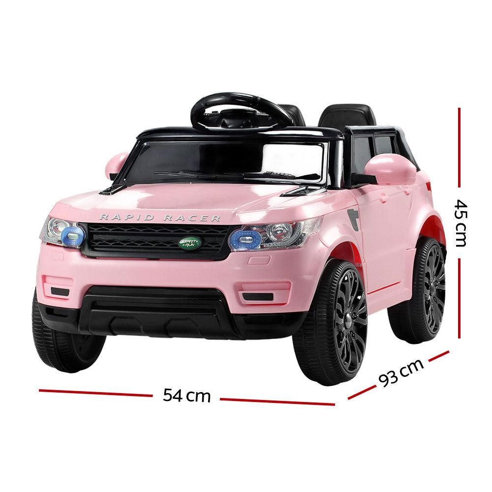 Buy Rigo Kids Electric Ride On Car SUV Range Rover-inspired Cars Remote 12V Pink discounted | Products On Sale Australia