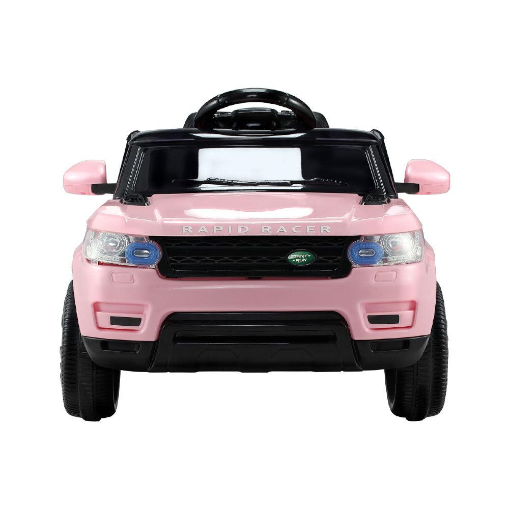 Buy Rigo Kids Electric Ride On Car SUV Range Rover-inspired Cars Remote 12V Pink discounted | Products On Sale Australia