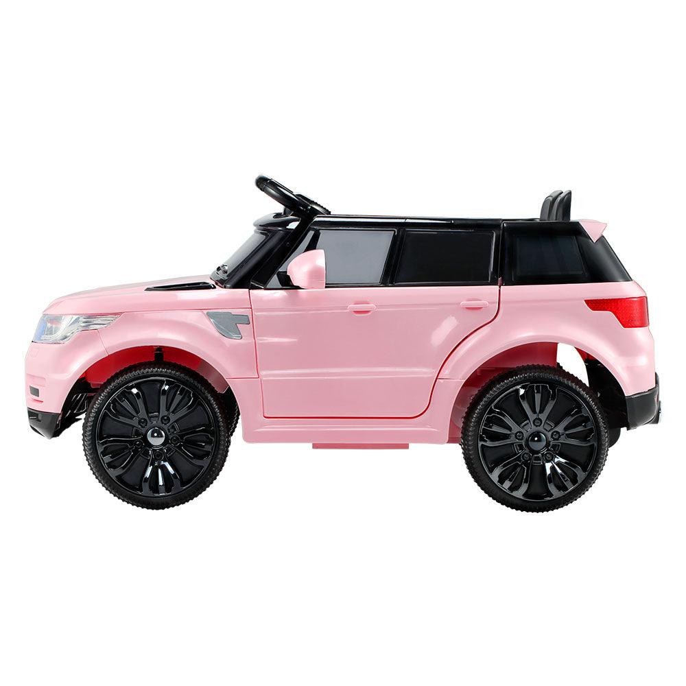 Buy Rigo Kids Electric Ride On Car SUV Range Rover-inspired Cars Remote 12V Pink discounted | Products On Sale Australia