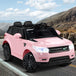 Buy Rigo Kids Electric Ride On Car SUV Range Rover-inspired Cars Remote 12V Pink discounted | Products On Sale Australia