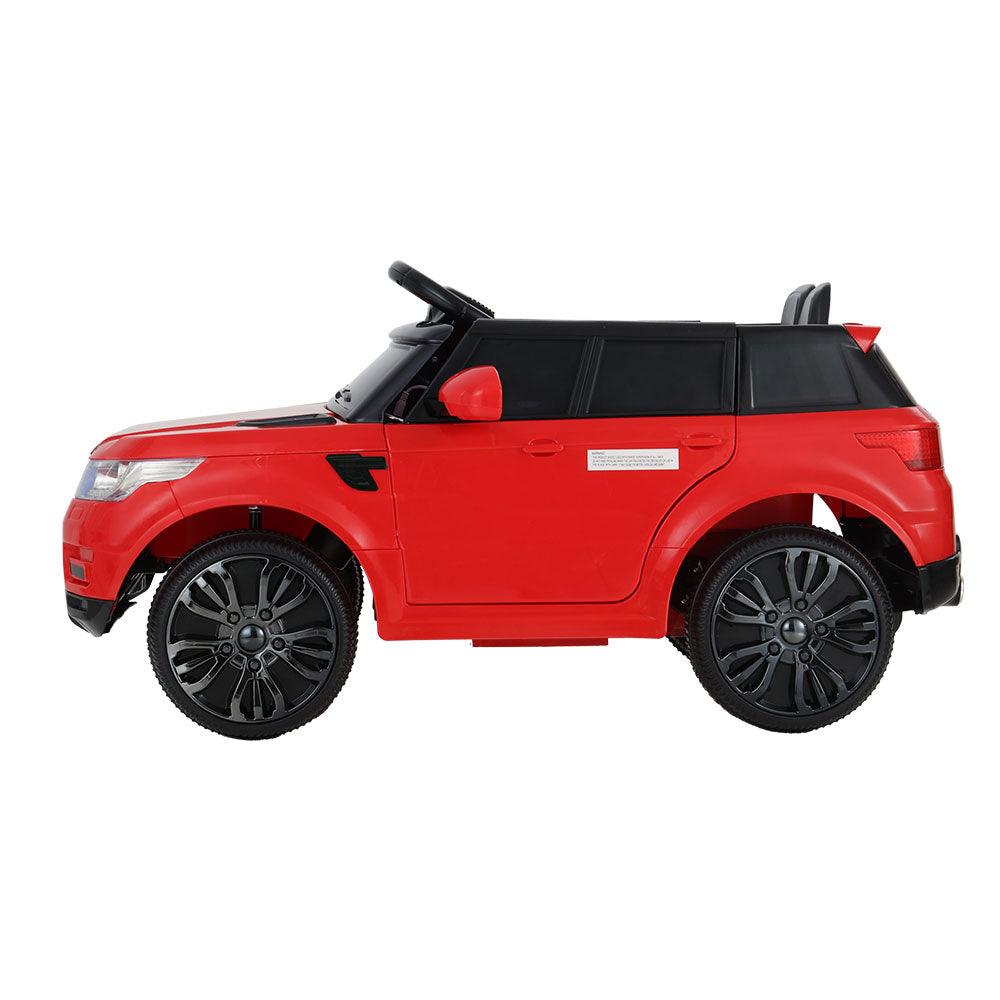 Buy Rigo Kids Electric Ride On Car SUV Range Rover-inspired Cars Remote 12V Red discounted | Products On Sale Australia