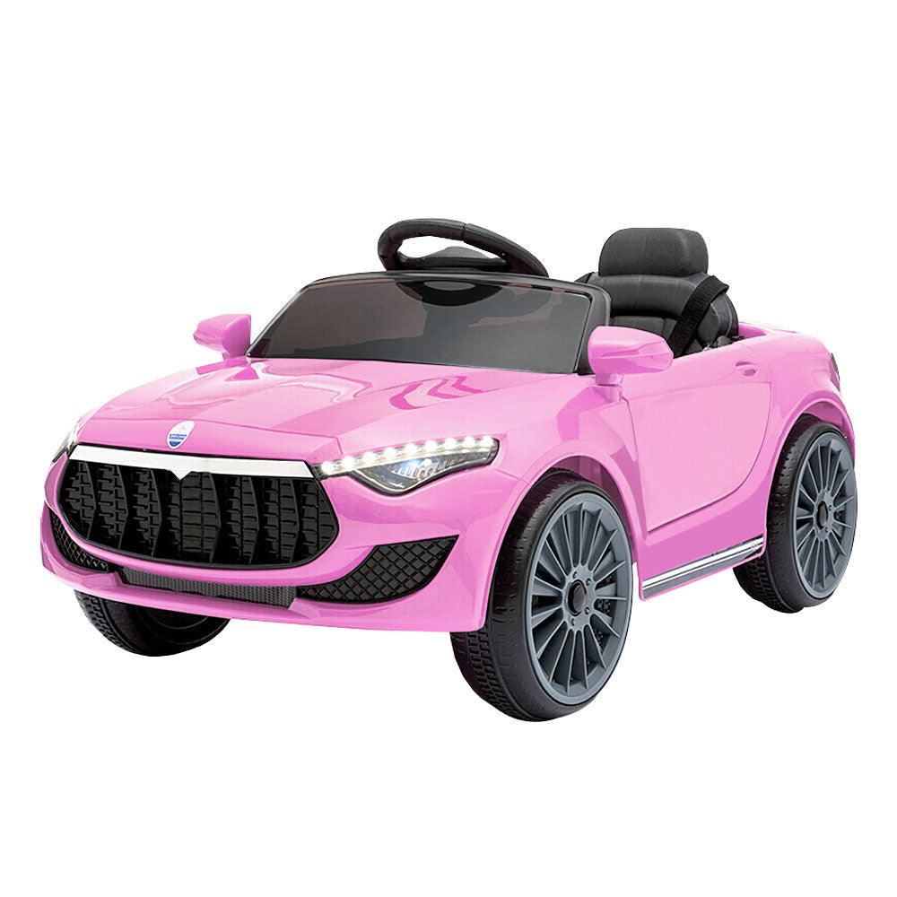 Buy Rigo Kids Electric Ride On Car Toys Cars Headlight Music Remote Control 12V Pink discounted | Products On Sale Australia