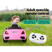 Buy Rigo Kids Electric Ride On Car Toys Cars Headlight Music Remote Control 12V Pink discounted | Products On Sale Australia