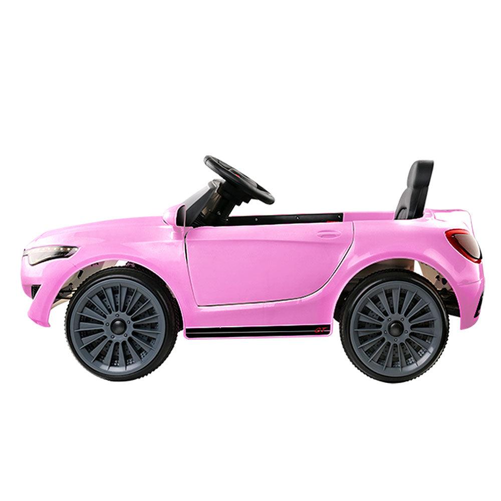 Buy Rigo Kids Electric Ride On Car Toys Cars Headlight Music Remote Control 12V Pink discounted | Products On Sale Australia