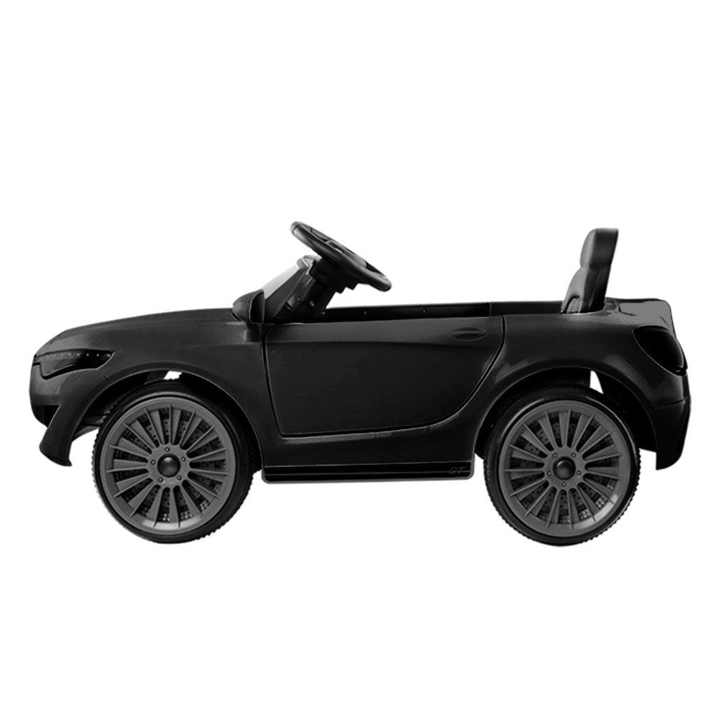 Buy Rigo Kids Electric Ride On Car Toys Cars Horn Music Remote Control 12V Black discounted | Products On Sale Australia