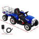 Buy Rigo Kids Electric Ride On Car Tractor Toy Cars 12V Blue discounted | Products On Sale Australia