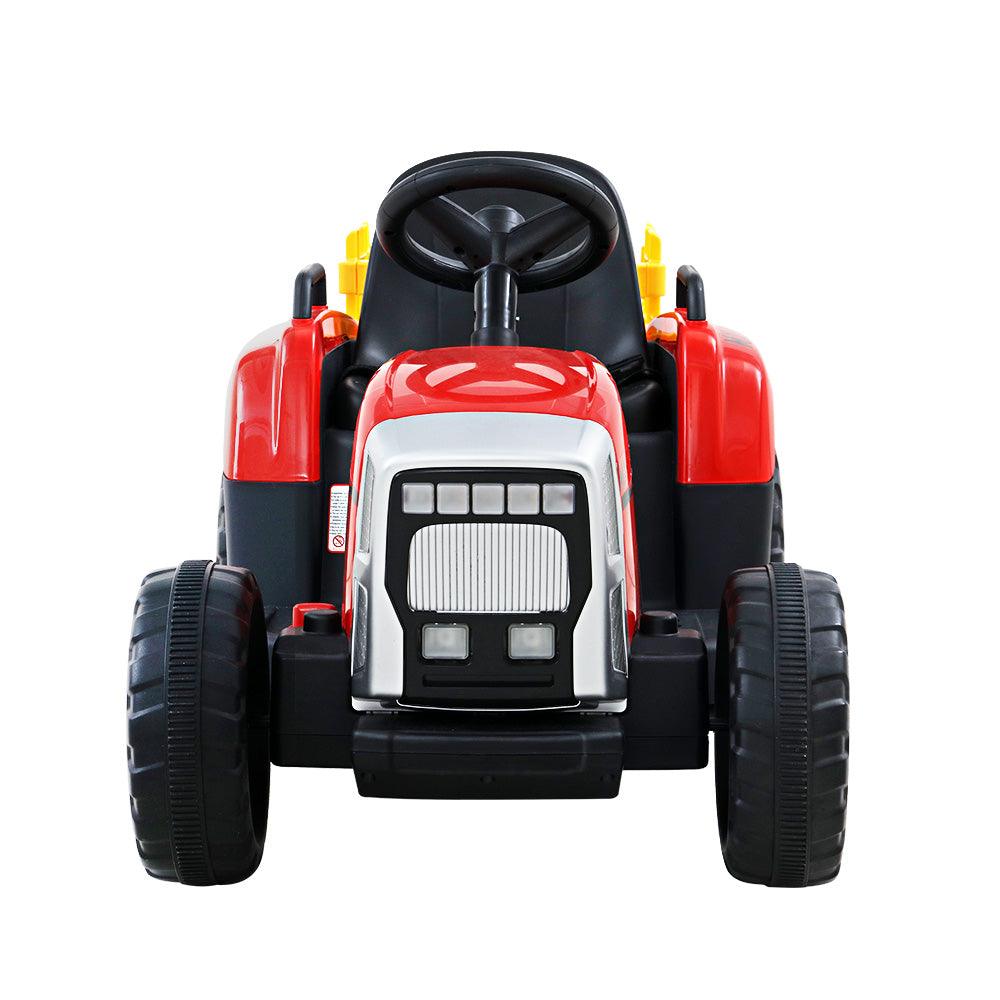 Buy Rigo Kids Electric Ride On Car Tractor Toy Cars 12V Red discounted | Products On Sale Australia