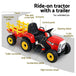 Buy Rigo Kids Electric Ride On Car Tractor Toy Cars 12V Red discounted | Products On Sale Australia