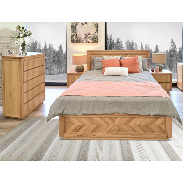 Buy Rosemallow 2pc Bedside Table 2 Drawers Storage Cabinet Nightstand End Tables discounted | Products On Sale Australia