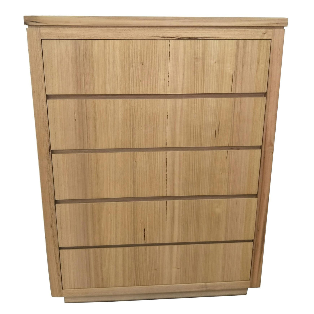 Buy Rosemallow Tallboy 5 Chest of Drawers Solid Messmate Wood Bed Storage Cabinet discounted | Products On Sale Australia