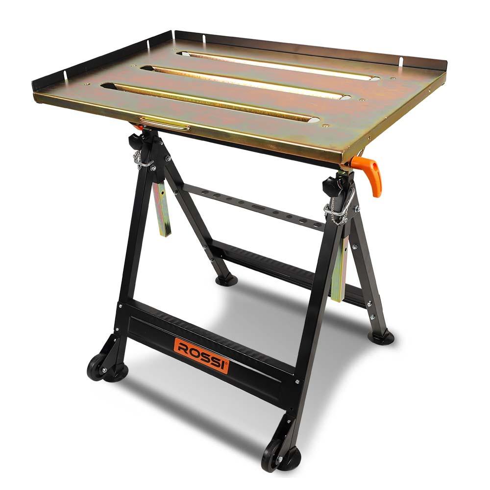 Buy ROSSI Welding Table 150kg Capacity Height and Angle Adjustable discounted | Products On Sale Australia