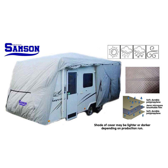 Buy Samson Heavy Duty Caravan Cover 16-18ft discounted | Products On Sale Australia