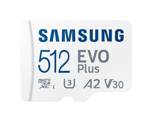 Buy SamSung 512GB MB-MC512KA EVO Plus microSD Card 130MB/s with Adapter discounted | Products On Sale Australia