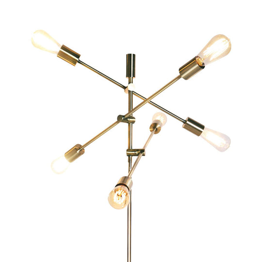 Buy Sarantino 6-Light Metal Sputnik Floor Lamp discounted | Products On Sale Australia