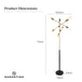 Buy Sarantino 6-Light Metal Sputnik Floor Lamp discounted | Products On Sale Australia