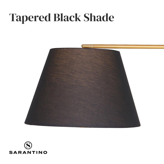 Buy Sarantino Arc Floor Lamp with Empire Shade discounted | Products On Sale Australia