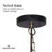 Buy Sarantino Black and Gold Pendant Light discounted | Products On Sale Australia