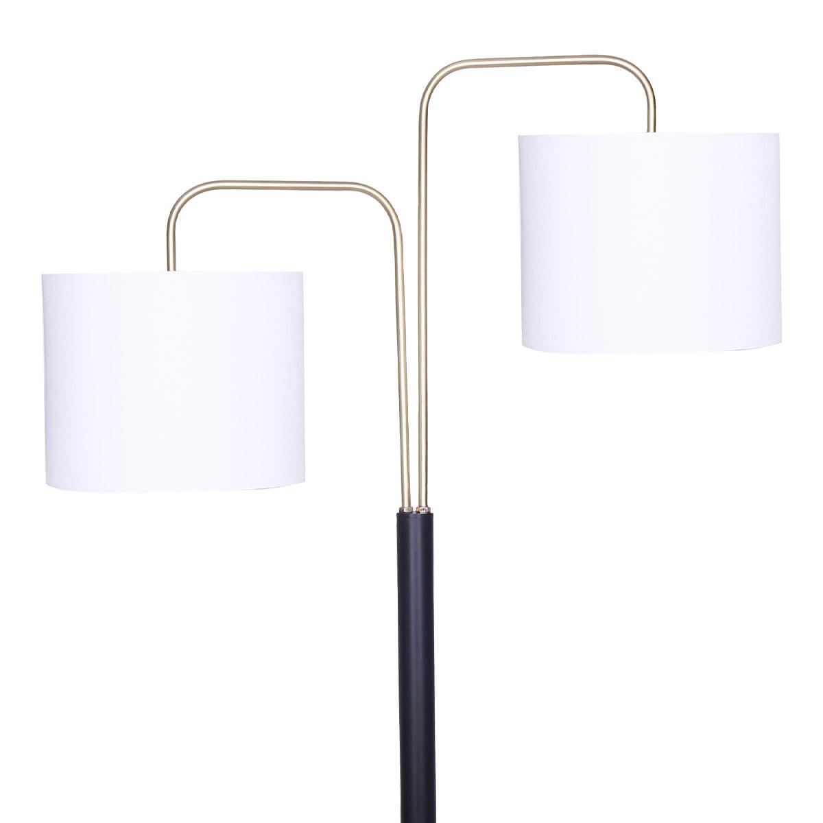 Buy Sarantino Black/Brass Finish Reading Light Electric Table Lamp discounted | Products On Sale Australia