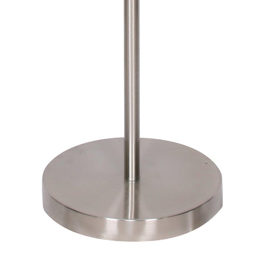 Buy Sarantino Brushed Nickel Height-Adjustable Metal Floor Lamp discounted | Products On Sale Australia