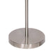 Buy Sarantino Brushed Nickel Height-Adjustable Metal Floor Lamp discounted | Products On Sale Australia