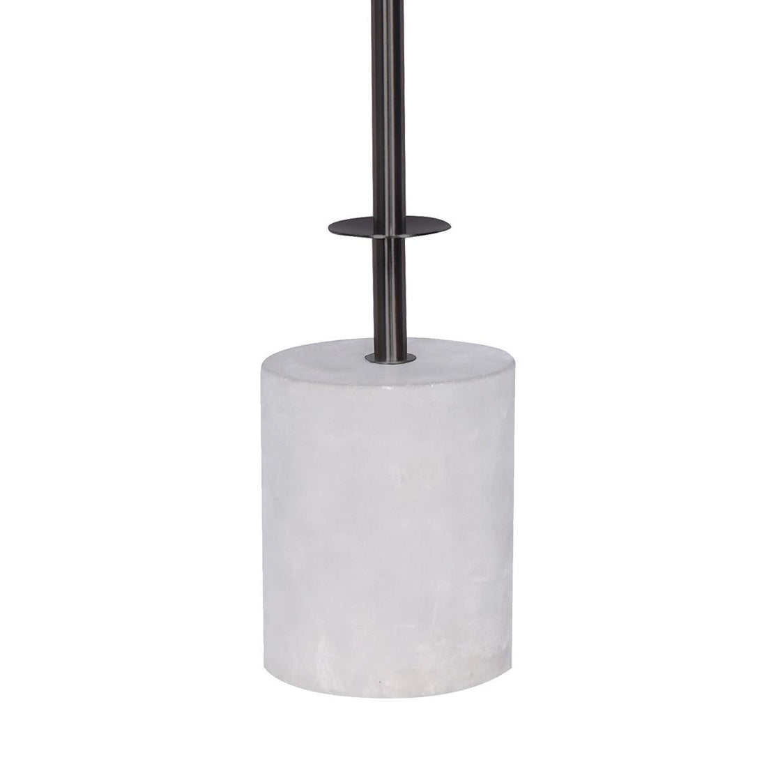 Buy Sarantino Concrete & Metal Table Lamp with Off-White Linen Shade discounted | Products On Sale Australia