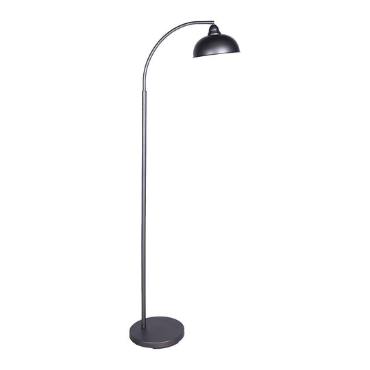 Buy Sarantino Dark Grey Floor Lamp Industrial Chic Adjustable Angle discounted | Products On Sale Australia