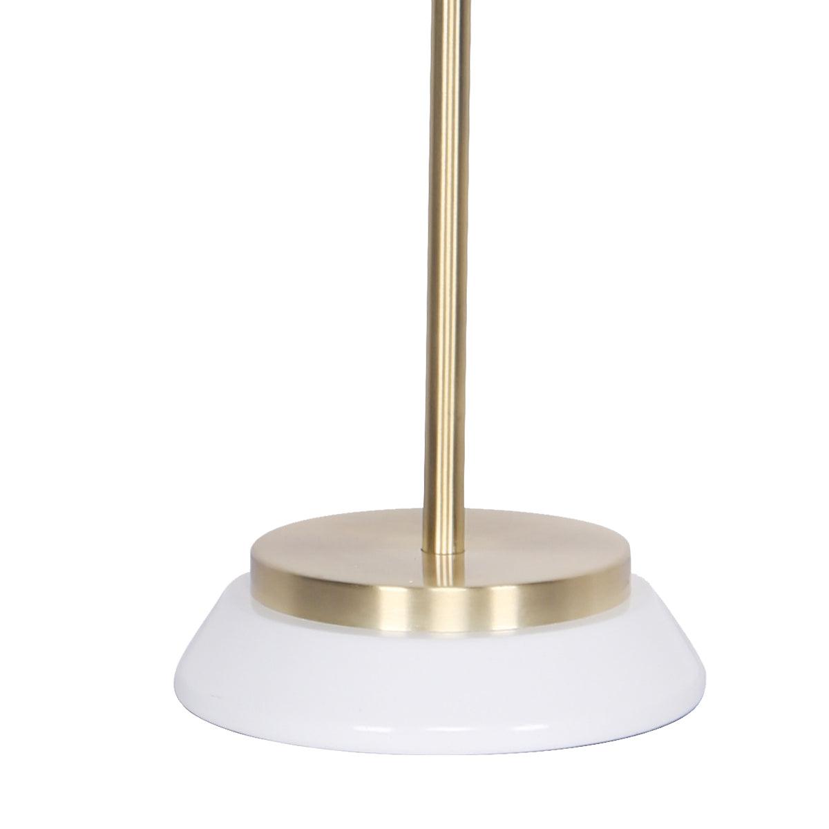 Buy Sarantino Electric Reading Light Table Lamp Brass Finish - White discounted | Products On Sale Australia