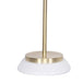 Buy Sarantino Electric Reading Light Table Lamp Brass Finish - White discounted | Products On Sale Australia