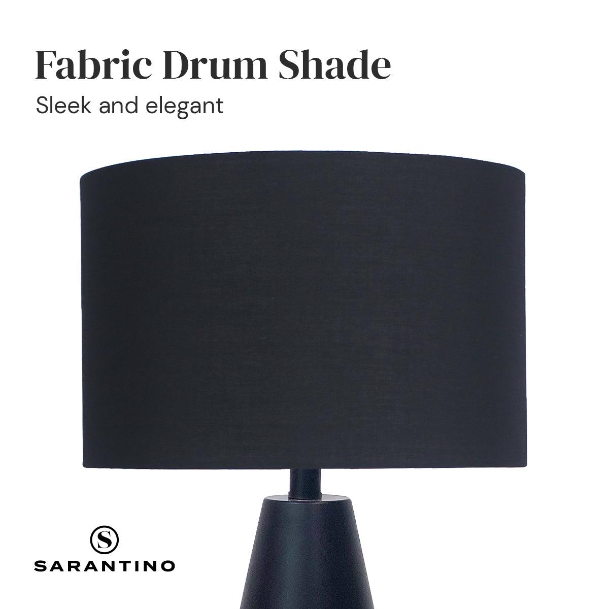 Buy Sarantino Metal Table Lamp in Black and Gold discounted | Products On Sale Australia