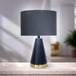 Buy Sarantino Metal Table Lamp in Black and Gold discounted | Products On Sale Australia