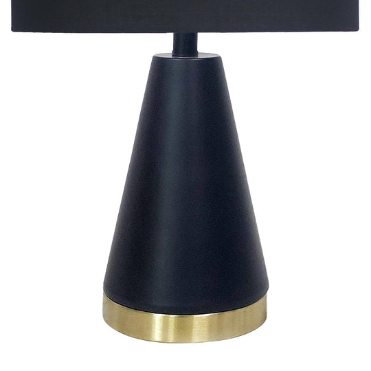 Buy Sarantino Metal Table Lamp in Black and Gold discounted | Products On Sale Australia