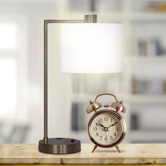 Buy Sarantino Metal Task Lamp with USB Charging Port Bronze Finish discounted | Products On Sale Australia