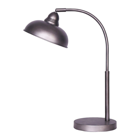 Buy Sarantino Table Lamp Industrial Chic Adjustable Angle - Dark Grey discounted | Products On Sale Australia