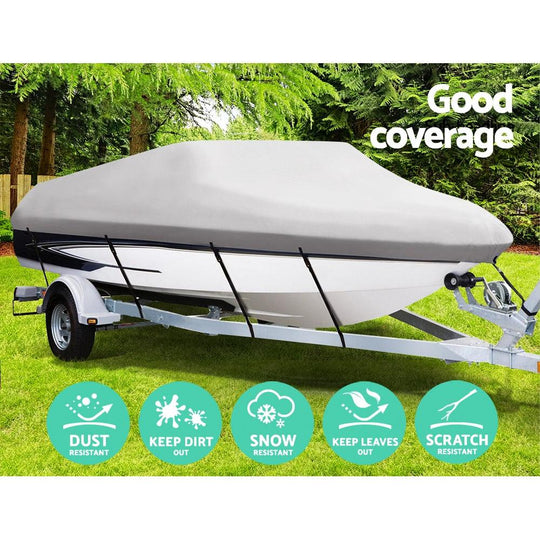 Buy Seamanship 14- 16ft Boat Cover Trailerable Marine Grade 600D discounted | Products On Sale Australia