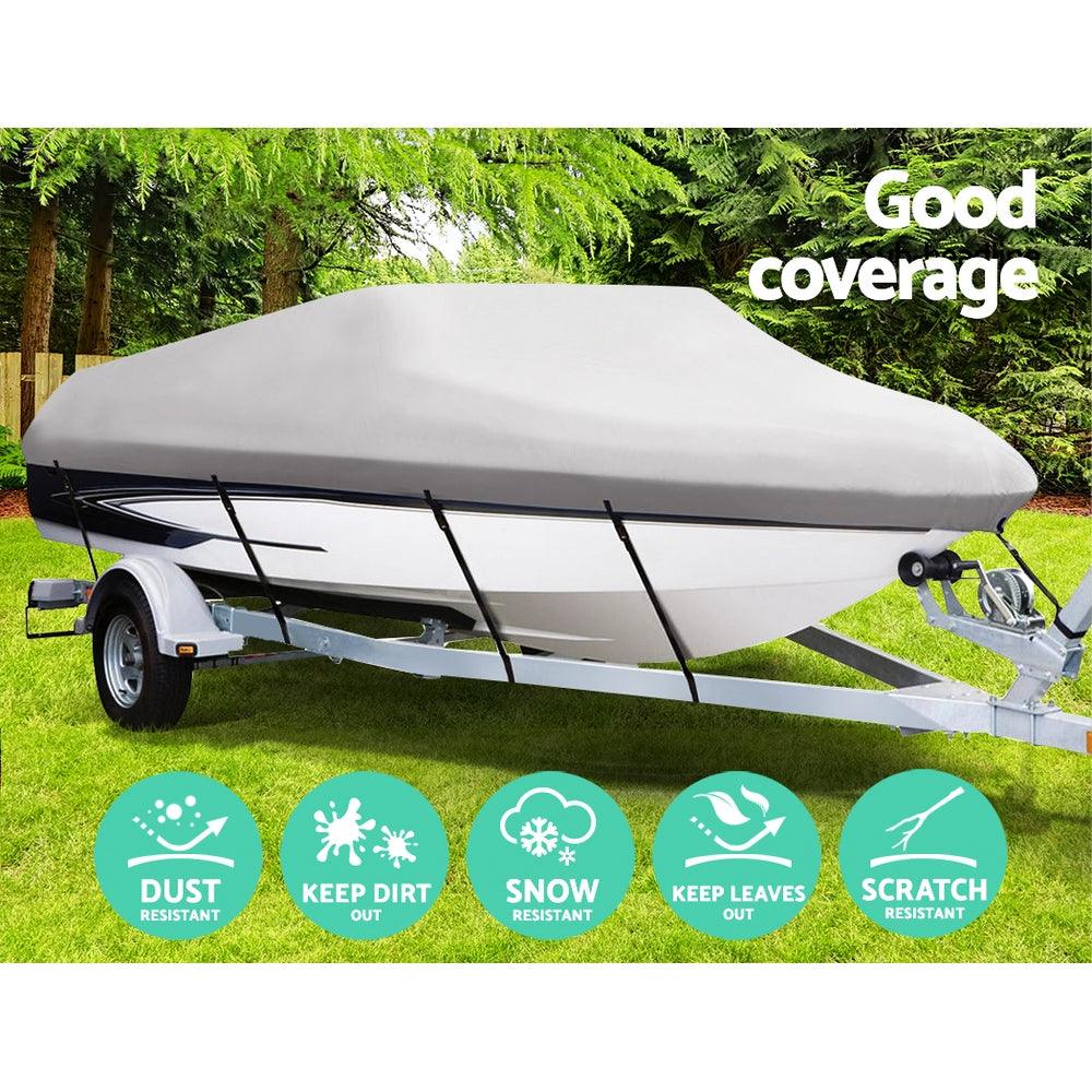 Buy Seamanship 16-18.5ft Boat Cover Trailerable Marine Grade 600D discounted | Products On Sale Australia