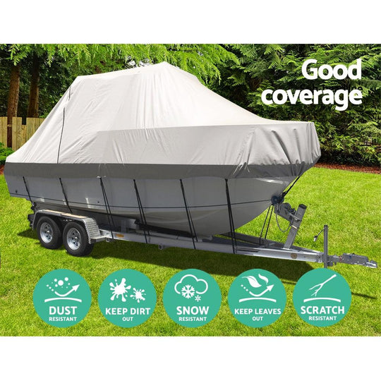 Buy Seamanship 17-19ft Boat Cover Trailerable Jumbo 600D Marine Heavy Duty discounted | Products On Sale Australia